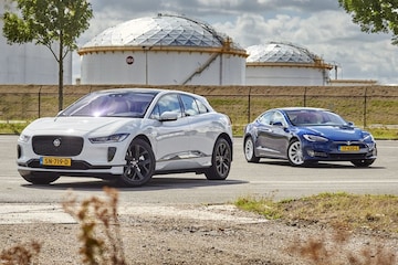 Elektrische auto, EV, stekker, Tesla, Model S