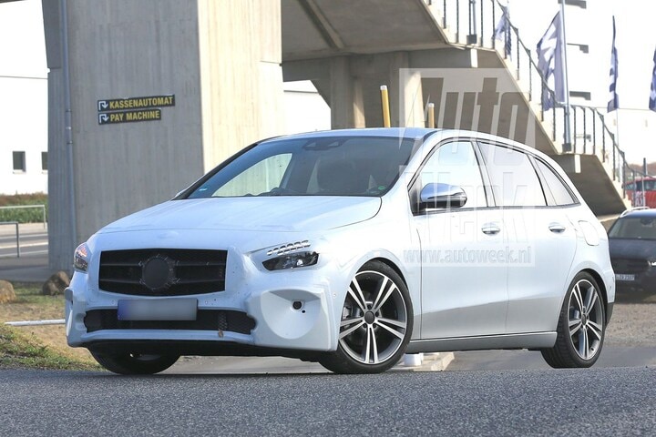 Mercedes-Benz B-klasse spyshots