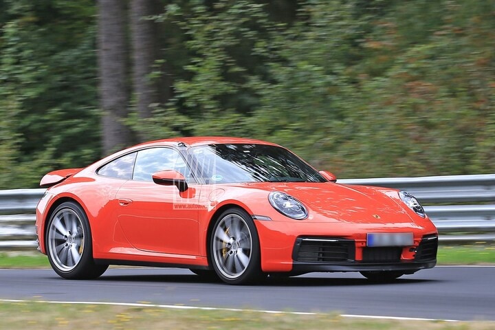 Porsche 911 spyshots