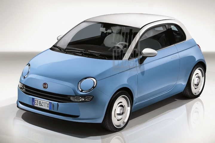 Fiat 500 blik to the future