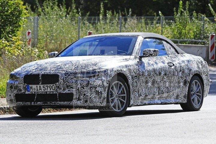 BMW 4-serie Cabrio spyshots