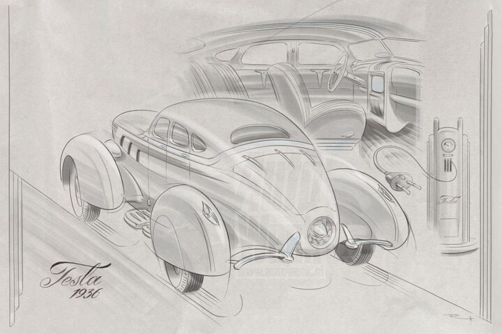 Tesla Model S 312 1936 Ruben Ooms