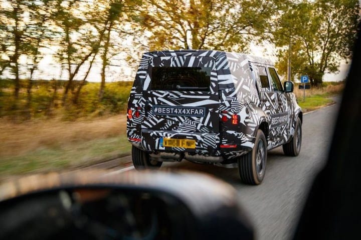 Land Rover Defender Spyshots