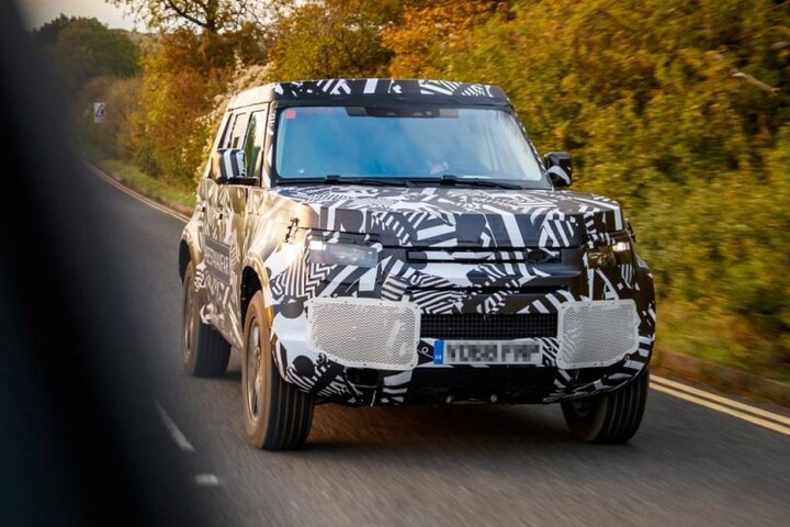 Land Rover Defender Spyshots