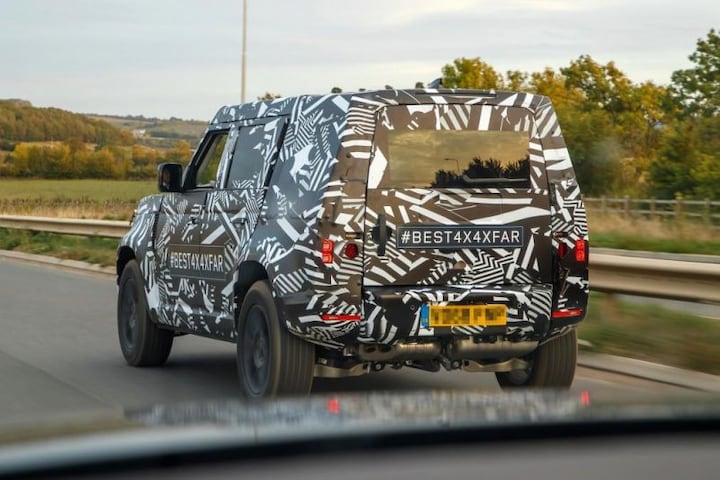Land Rover Defender Spyshots