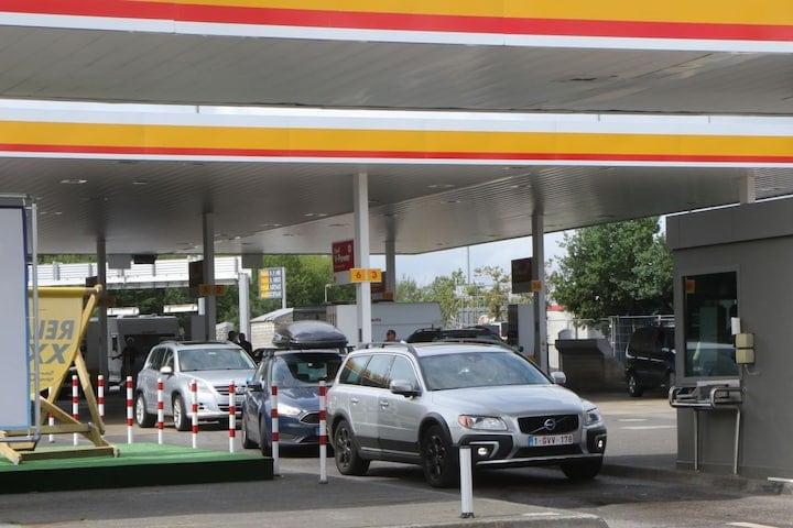 tankstation Shell Frankrijk