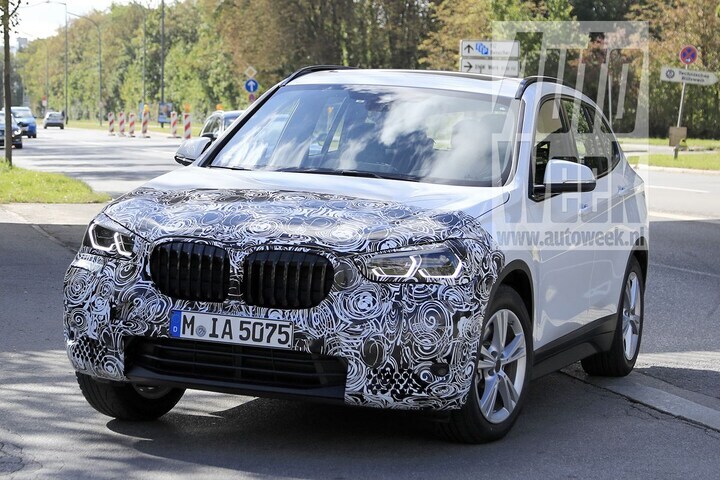 BMW X1 spyshots facelift