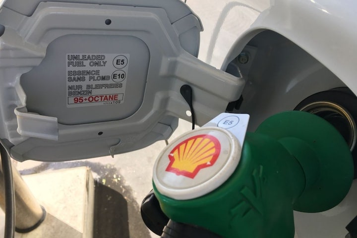 tanken benzine shell E5 Euro95
