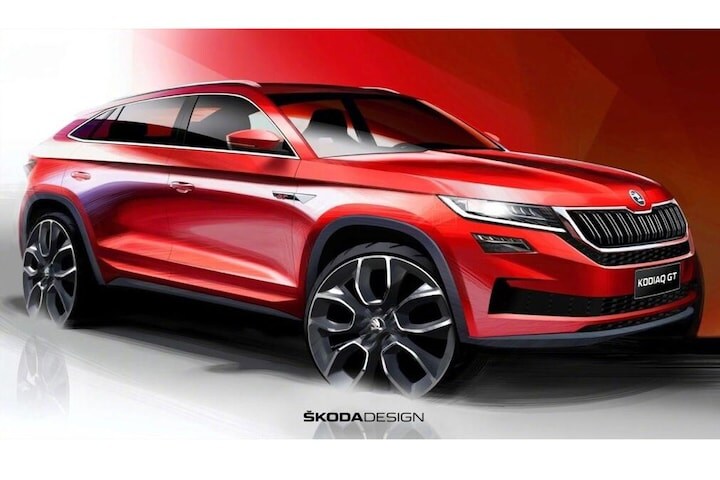 Skoda Kodiaq GT schets