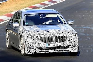 Alpina B7 xDrive spyshots (BMW 7-serie facelift)
