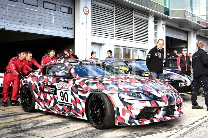 Toyota Supra spyshots Nordschleife