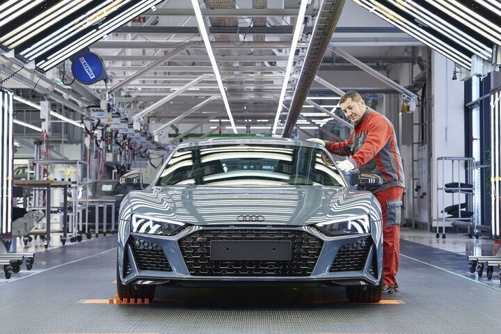 Audi R8 fabriek 