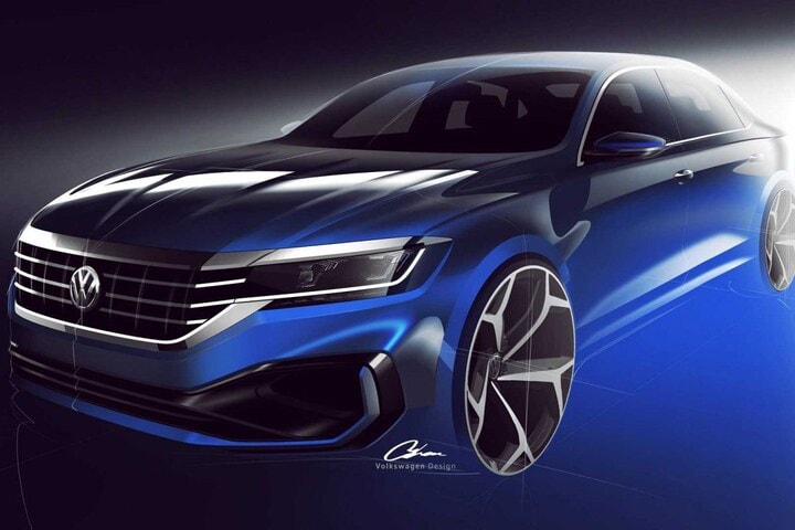 Volkswagen Passat NMS schets