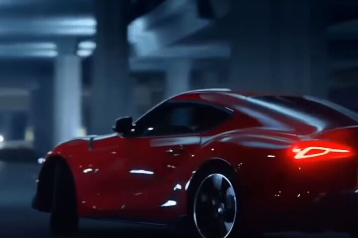 Toyota Supra gelekt