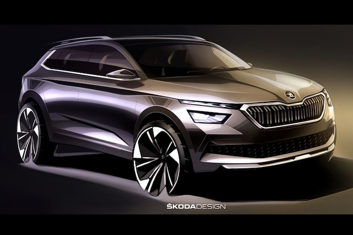 Skoda Kamiq schets