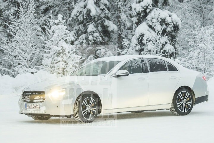 Mercedes-Benz E-klasse facelift spyshots