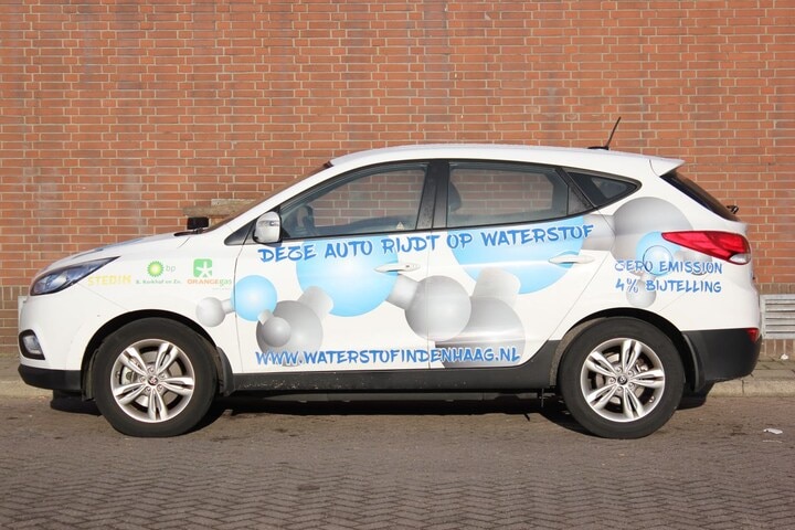 Waterstofauto Hyundai IX35 Den Haag 