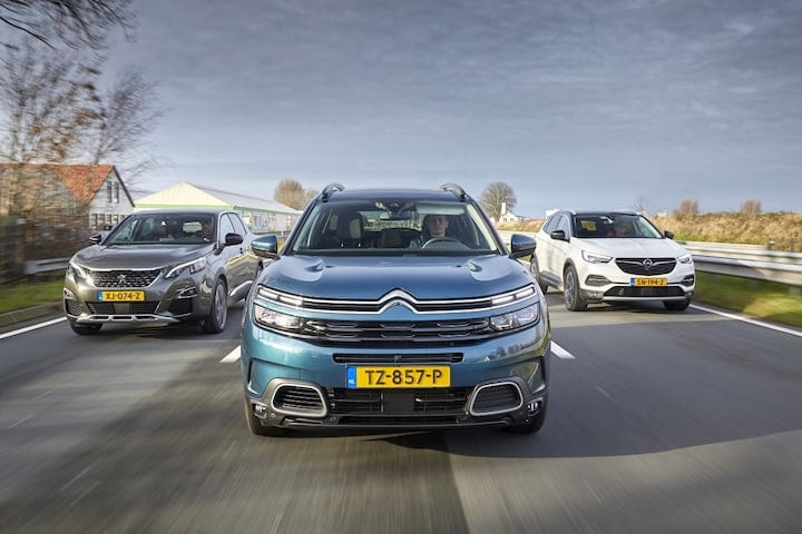 cross-over SUV PSA Citroën Opel Peugeot drieling
