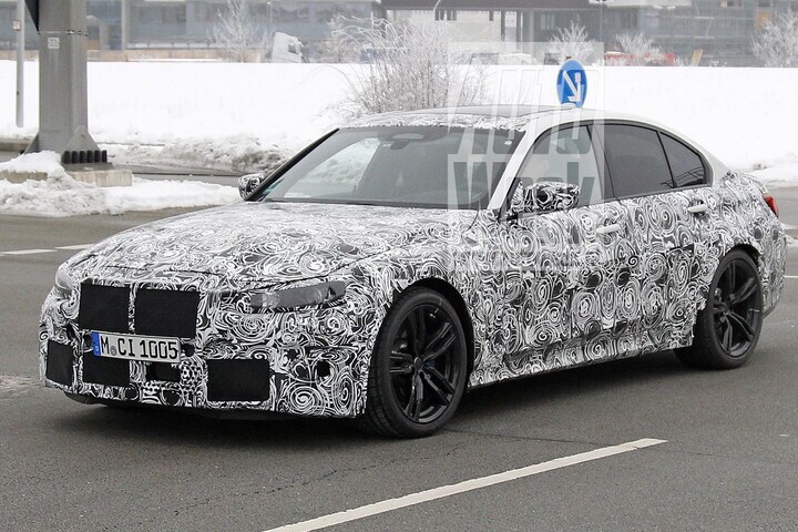 BMW M3 spyshots