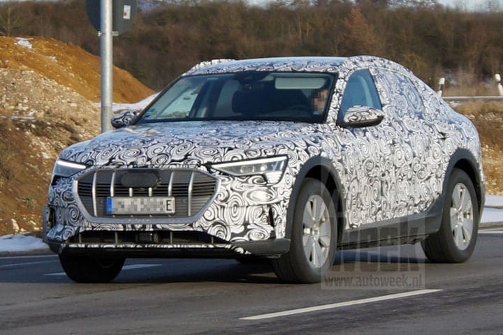 Audi E-tron Sportback spionage