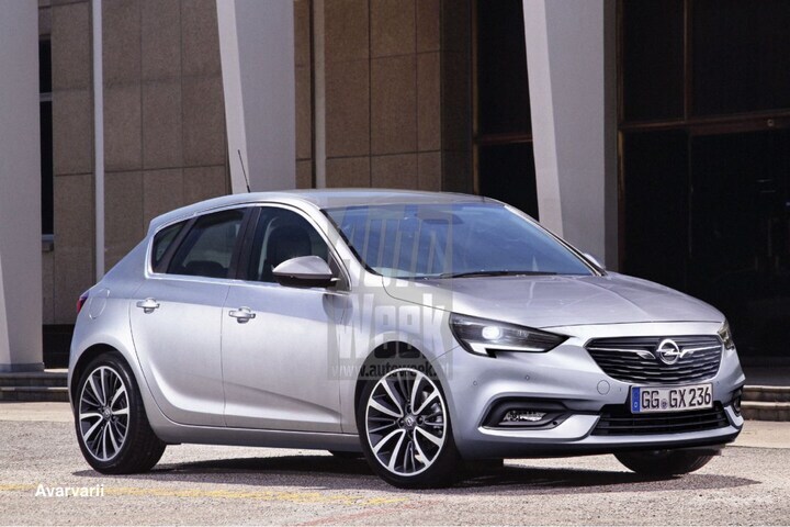 Opel Corsa blik to the future illustratie