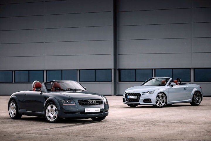Audi TT eerste en derde generatie