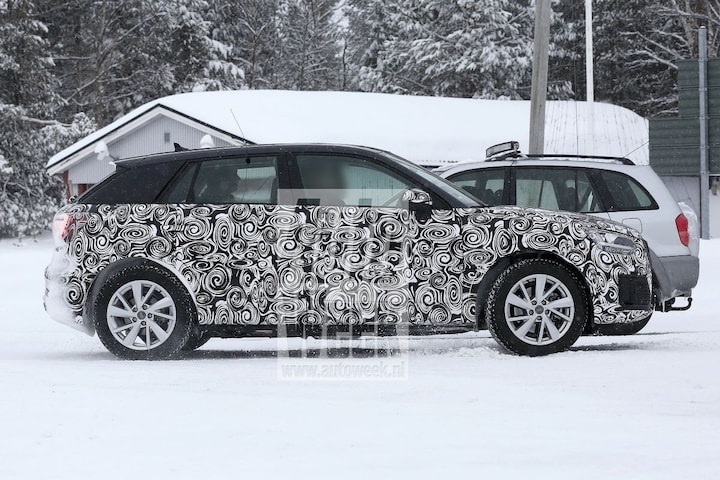 Audi Q2 E-Tron spionage