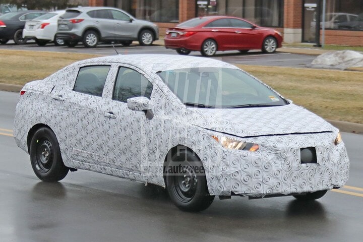 Spyshots Nissan Versa
