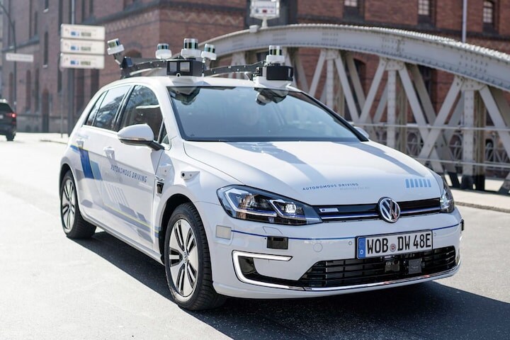 Volkswagen Golf autonoom Hamburg