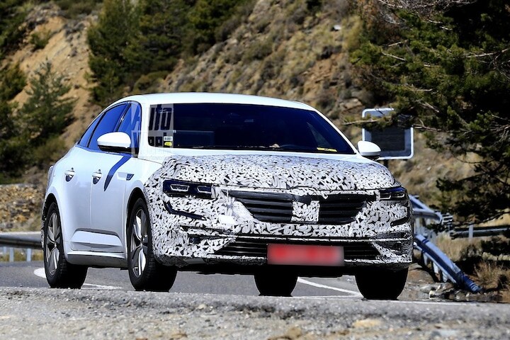 Renault Talisman facelift spyshots