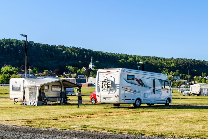 Camper of caravan