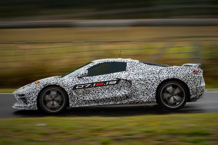 Chevrolet Corvette C8 Mid Engine teaser