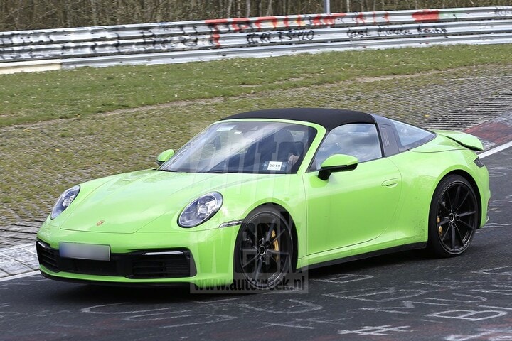 Porsche 911 Targa Spyshots