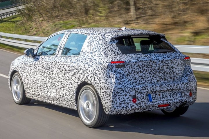 Opel Corsa spyshots