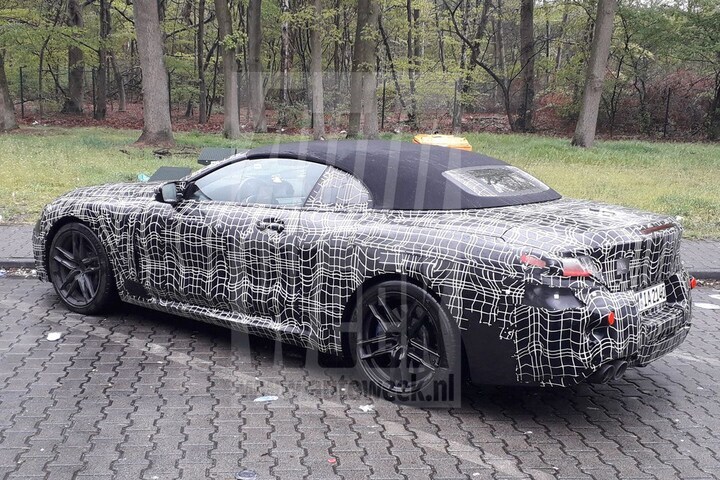 BMW M8 Cabrio Spyshots