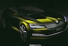 Skoda Superb schets