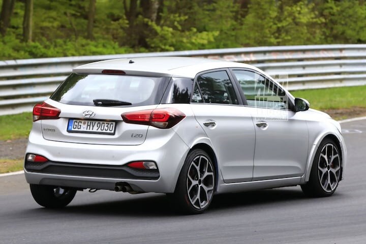 Hyundai i20 'N' spyshots