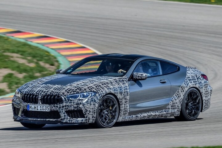 BMW M8 spyshots