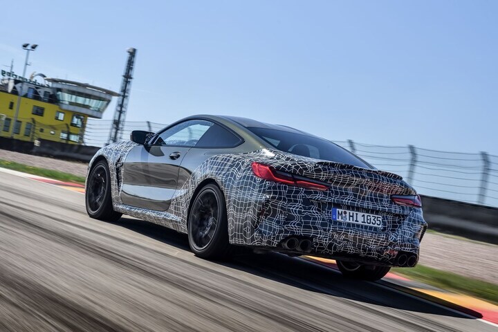 BMW M8 spyshots