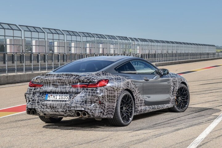 BMW M8 spyshots
