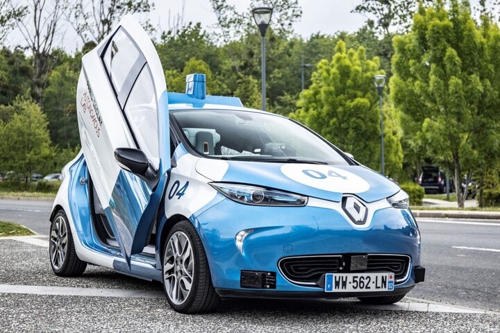 Renault Zoe autonoom deelproject Saclay