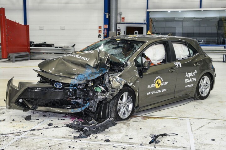EuroNCAP Corolla Clio RAV4 E-tron Mazda 3 T-Cross 