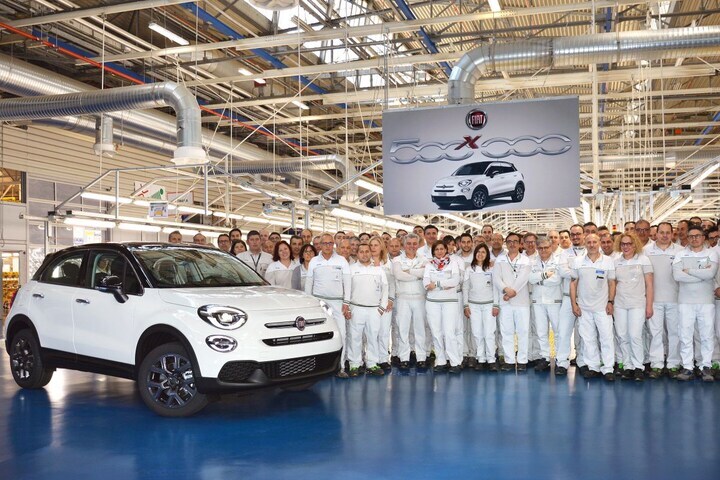Fiat 500X 500.000 productiemijlpaal 