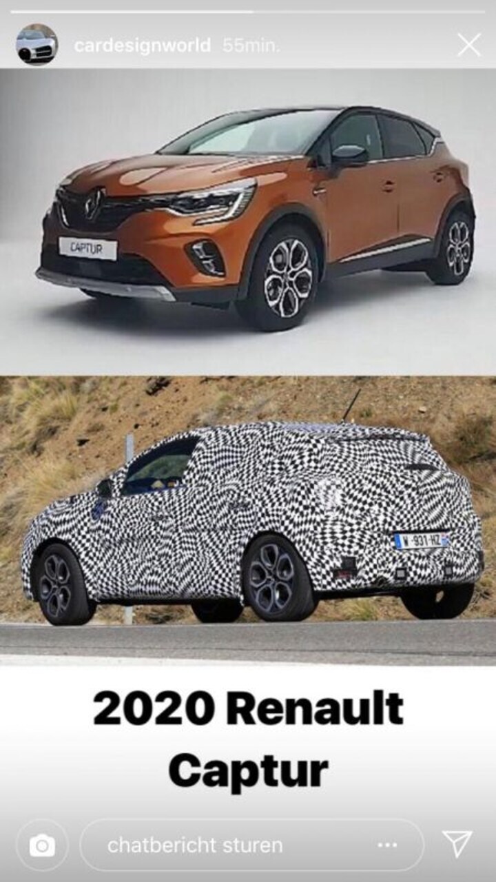 Renault Captur gelekt