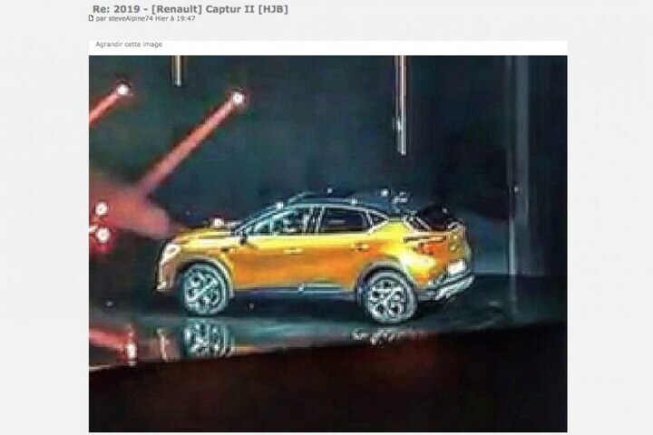 Renault Captur gelekt