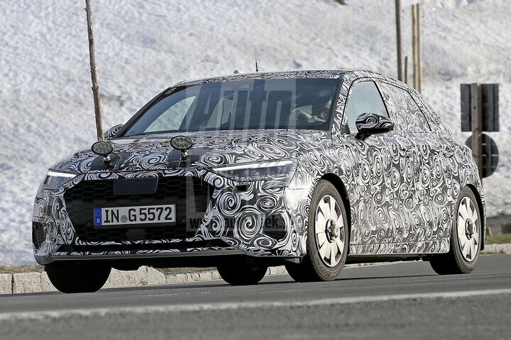 Audi A3 spyshots