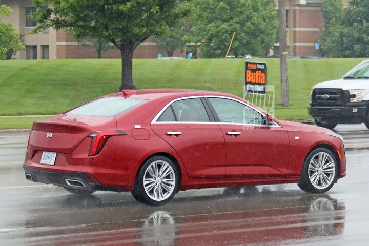 Cadillac CT4 spyshots