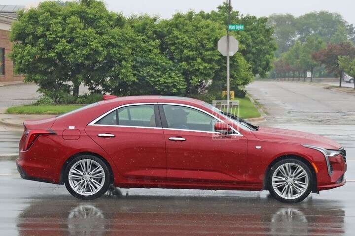 Cadillac CT4 spyshots