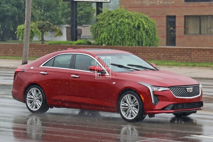 Cadillac CT4 spyshots