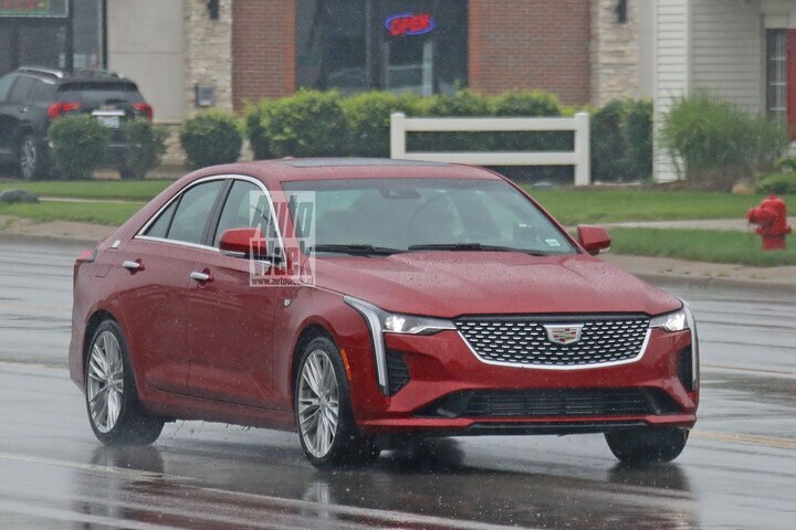 Cadillac CT4 spyshots